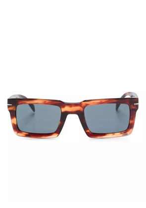 Eyewear by David Beckham horn-effect rectangle sunglasses - Brown