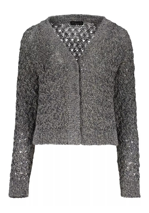 Fabiana Filippi open-knit cardigan - Grey
