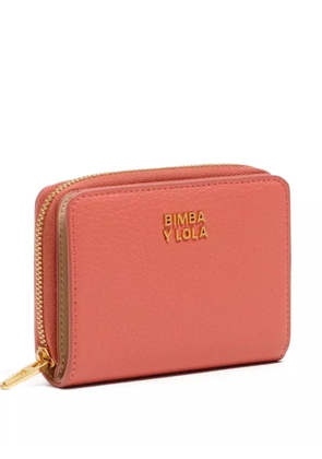 Bimba y Lola zip-around leather wallet - Pink