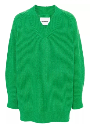 Jil Sander ribbed knit jumper - Green