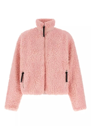 Jil Sander teddy-effect zip-front jacket - Pink