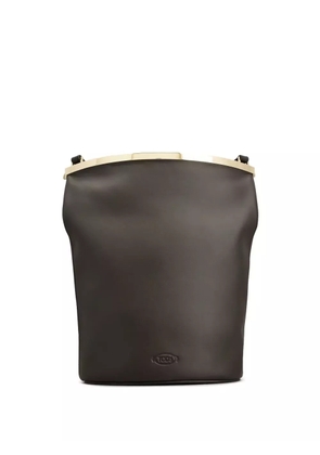Tod's leather bucket bag - Brown