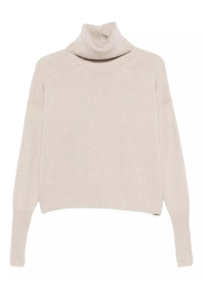 Incentive! Cashmere turtleneck sweater - Neutrals