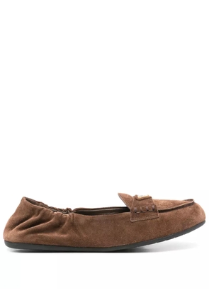 Prada suede loafers - Brown
