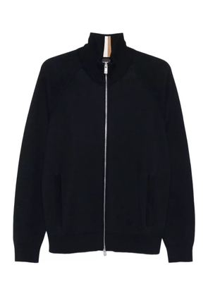 BOSS zip-up cardigan - Blue
