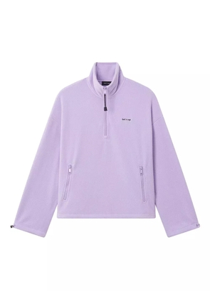 tout a coup half-zip fleece sweatshirt - Purple