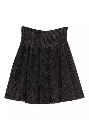 CFCL pleated metallic-thread skirt - Black