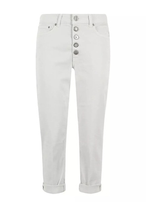 DONDUP buttoned trousers - Grey