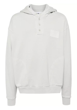 Moschino logo patch hoodie - Grey