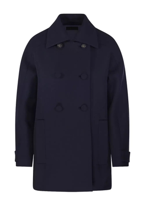 Gucci double-breasted buttoned coat - Blue