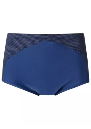 Amir Slama panelled low-rise trunks - Blue