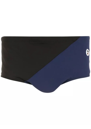 Amir Slama colourblock swimming trunks - Blue