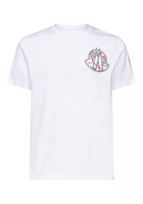Moncler logo crew-neck T-shirt - White