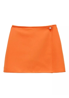 MSGM button-fastening mini skirt - Orange