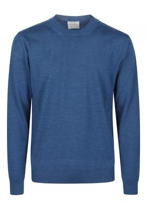 Ballantyne crew-neck merino-wool sweater - Blue