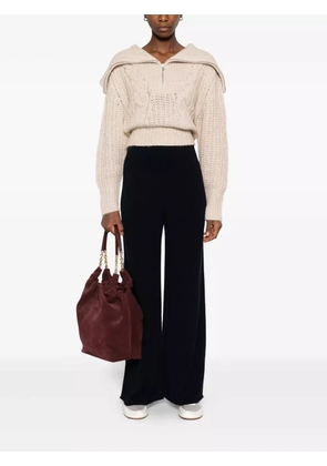 Vanisè wide-leg trousers - Black