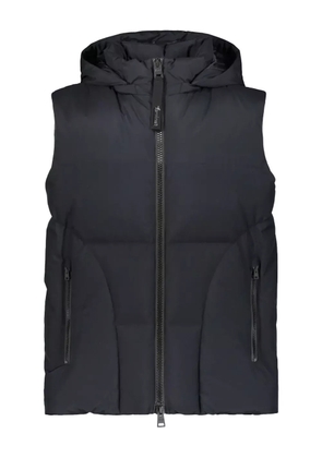 Herno hooded full-zip down vest - Black