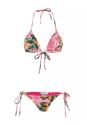Brigitte floral-print bikini - Pink