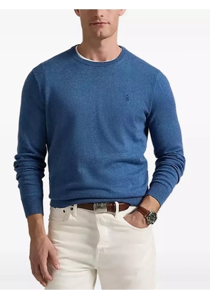 Polo Ralph Lauren embroidered crew-neck sweater - Blue