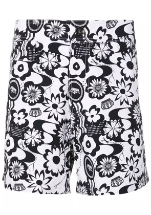 Amir Slama graphic-print swimming trunks - Black