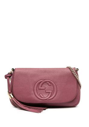 Gucci Pre-Owned 2016-2025 Medium Leather Soho Chain Flap crossbody bag - Pink