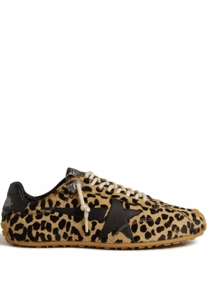 Golden Goose Marathon Speed leopard sneakers - Brown