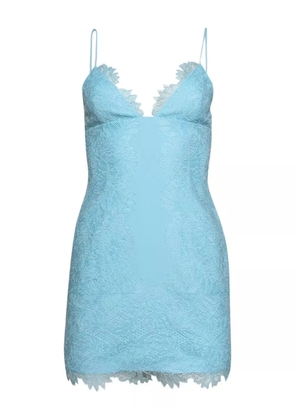 David Koma lace minidress - BLUE