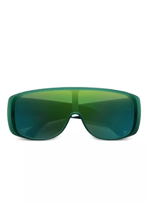 Kaleos shield-frame sunglasses - Green