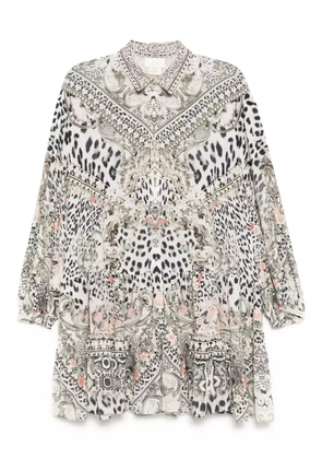 Camilla Marble Heaven mini dress - White