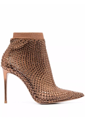 Le Silla Gilda 110mm pumps - Brown