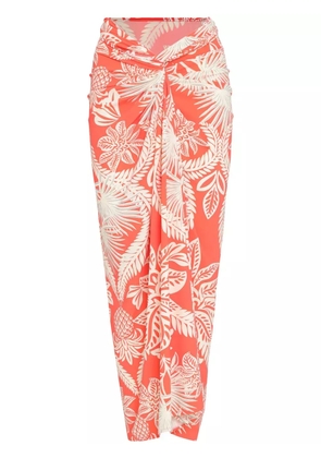 Lygia & Nanny Diana Bio beach cover-up - Orange