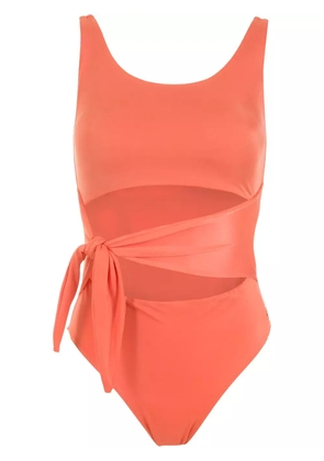 Brigitte Katia knot-detail one-piece swimsuit - Orange