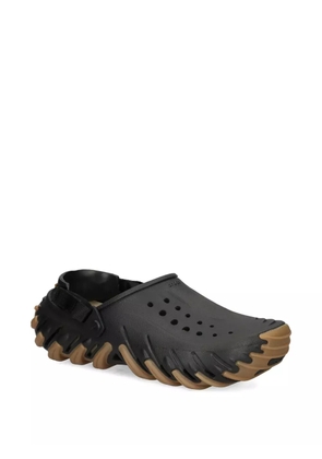 Crocs perforated-sole heel-strap clog sandals - Black