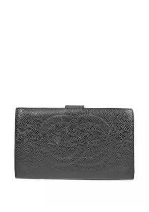 CHANEL Pre-Owned 1997 CC bi-fold wallet - Black