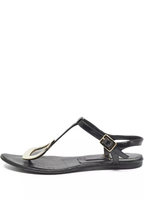 Roger Vivier Vintage pre-owned appliqué-detail sandals - Black