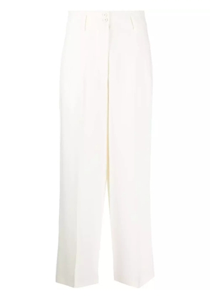 Alberto Biani wide-leg tailored trousers - White