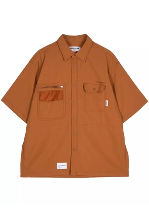 CHOCOOLATE logo-embroidered shirt - Brown