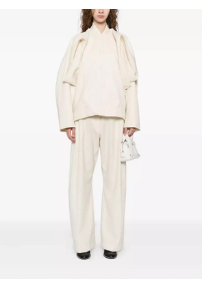 LITKOVSKA high-rise wide-legs trousers - Neutrals