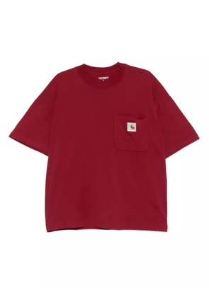 Carhartt WIP logo-patch T-shirt - Red