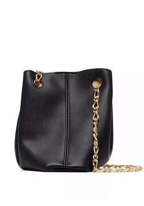 Nanushka vegan-leather chain-strap tote bag - Black