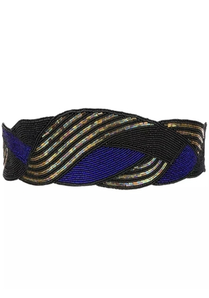 Christian Dior Pre-Owned Couture beaded belt - Black