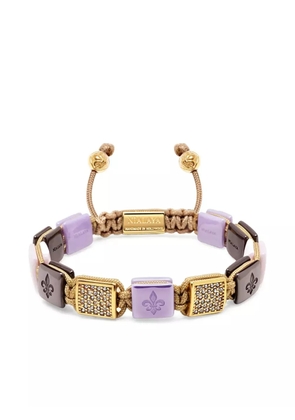Nialaya Jewelry Ceramic Flatbead bracelet - Purple