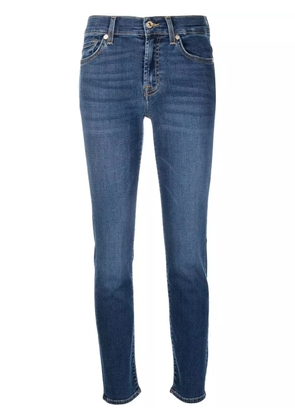 7 For All Mankind low-rise skinny jeans - Blue