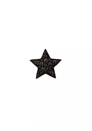 ALINKA black rhodium 18kt white gold STASIA MINI Star diamond stud earring - Metallic
