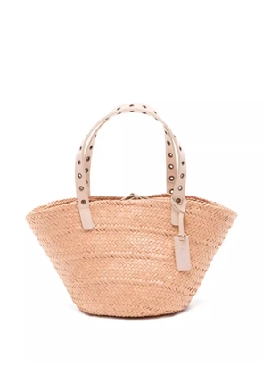 Nannacay straw tote bag - Neutrals