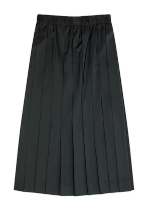 Simone Rocha pleated A-line skirt - Black
