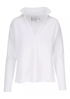 Frank & Eileen V-neck cotton T-shirt - White