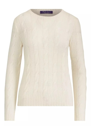 Ralph Lauren Collection cable-knit sweater - White