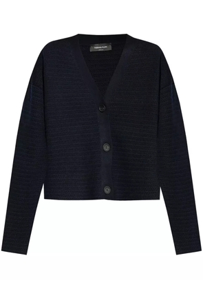 Fabiana Filippi buttoned long-sleeve cardigan - Blue