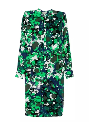 Bottega Veneta Pre-Owned abstract printed dress - Green